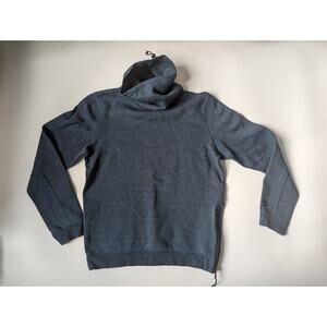 Nike TECH Woman's Cowl Neck Blue Long Sleeve Sweatshirt Small